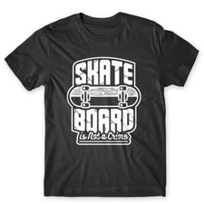 Skate board T-Shirt. 100% Cotton Premium Tee NEW
