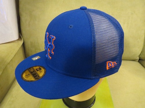 New Era NY Mets On Field Batting Practice 2023 Fitted Hat, Trucker Mesh, 7 1/2 - Picture 9 of 24