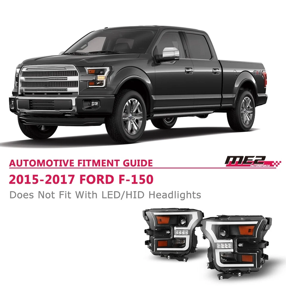 Faros para Ford F150 2015-2017 Lámparas 17-20 F-150 Raptor Proyector LED DRL Foto 2 de 4