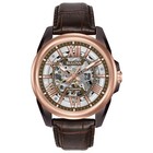 Brushed Case Mechanical Automatic Wristwatches with 21 Jewels