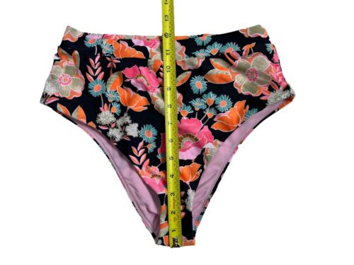 Raisins Women's Swim Cheeky High-Waist Tropics Pant Bikini Bottom Size-M $40 - Picture 4 of 7
