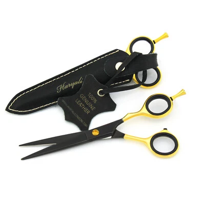 HARYALI LONDON Hairdressing Scissors Barber Salon Hair Cutting Sharp Razor Shear Fixed Screw 6"