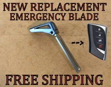 NEW LEXUS SMART KEY PROXIMITY UNCUT EMERGENCY BLADE BLANK INSERT FOR HYQ14FBF