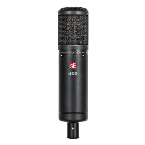 SE se2200 Large Diaphragm Condenser Mic Cardioid w/Shockmount and Filter - Picture 1 of 9