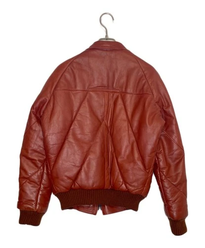 LESUEDE Suede Leather Jacket Genuine Leather Men's Size 38/97cm Brown image 2