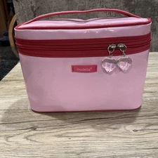 Modella Barbie pink case zip around cosmetic bag