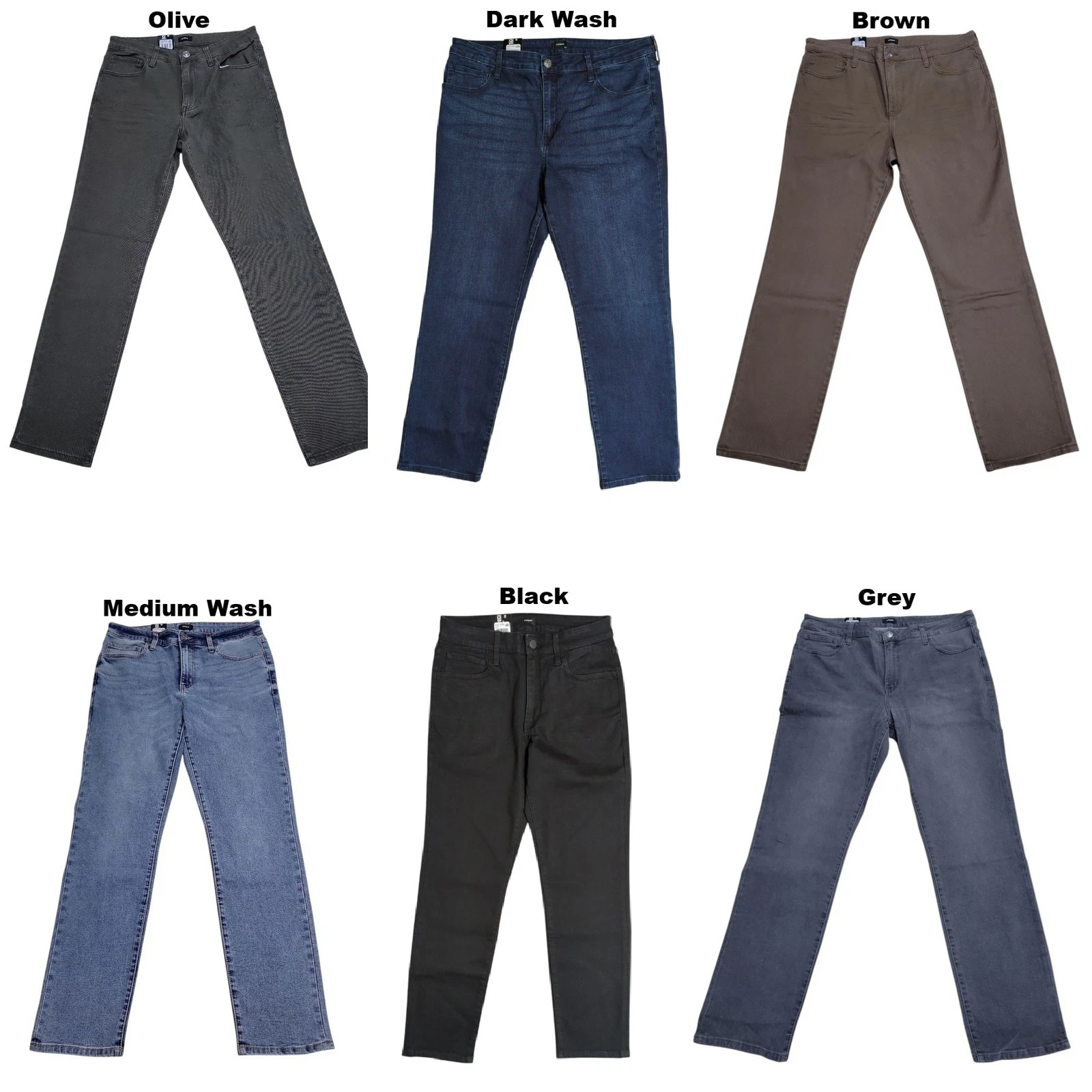 Express Men's Stretch Soft Cotton Blend Slim Fit Denim Jeans
