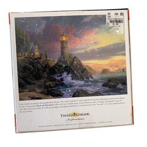 Ceaco Thomas Kinkade Rock Of Salvation 300 Teile Puzzle vollständig - Bild 3 von 4