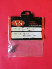 YS Engines fuel nipple and washers  factory new YS0420 45,60RC Brass