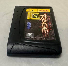 Primal Rage Sega Genesis 32X CIB Complete Manual & Box | Rare