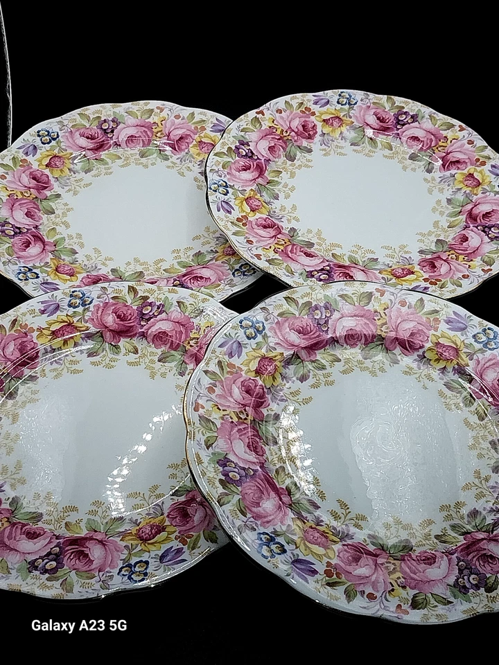 De colección~Royal Albert~Serena~Inglaterra~China de Huesos~17 Piezas~Juego de Té~ Simplemente Precioso Foto 2 de 4