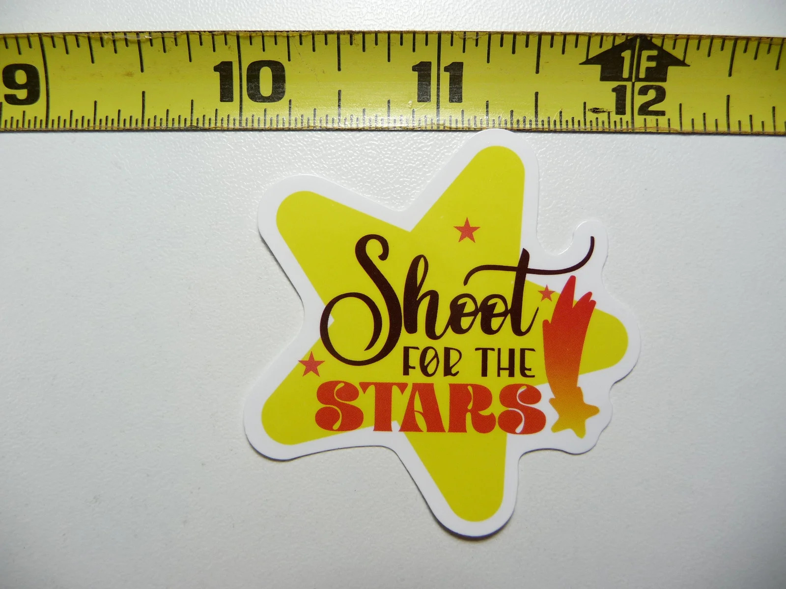 Shoot For The Stars Small Sticker Decal Motivational Positive Attitude