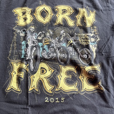 Born Free Chopper Motorcycle Show 2015 Small T-Shirt