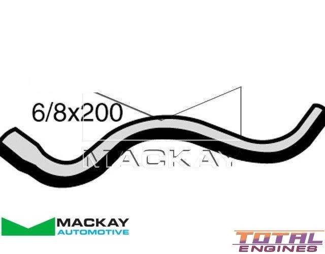 Manguera de refrigerante del cuerpo del acelerador para Mazda B2600 UF/UN 2,6 L 4 cilindros G6 Foto 2 de 2