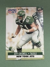 Jeff Criswell 1991 Pro Set New York Jets #245 BB881