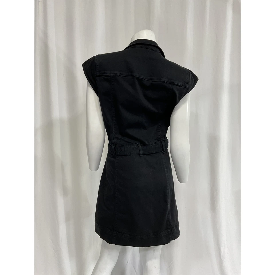 Vestido vaquero negro Paige 'Jaxsyn' talla 10 Foto 3 de 4