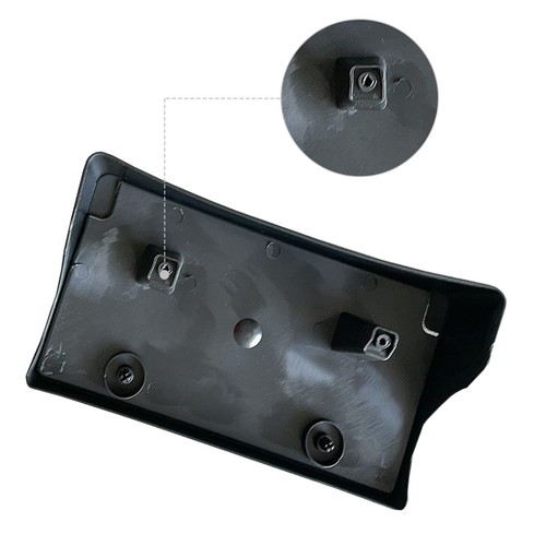 License Plate Bracket - Front License Plate Bumper Mounting Bracket Black Com... - Picture 6 of 8