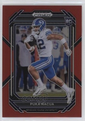 2023 Panini Prizm Draft Picks Red Prizm 217/299 Puka Nacua #197 Rookie RC 1c3k