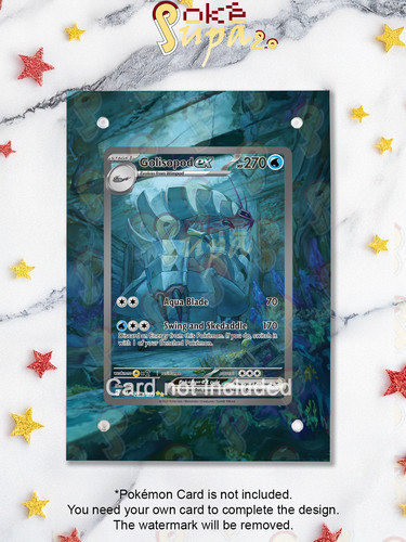 NEW Magnetic Case2.0+Artwork+Stand - Golisopod Ex 246/182 - Pokémon Paradox Rift