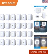 Plug-In LED Night Lights - Smart Sensor Design for Bedroom, Bathroom, More