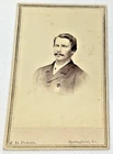 Original Civil War CDV Photograph  A.C. Wakefield 3rd Vermont Co C Signed Stamp