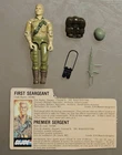 GI Joe ARAH Duke 1983 (v1) Action Figure 100% Complete File Card Hasbro Vintage