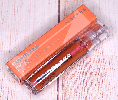Morphe Peach Prism Dripglass Glazed High Shine Lip Gloss 0.12 Fl. Oz. NEW NIB