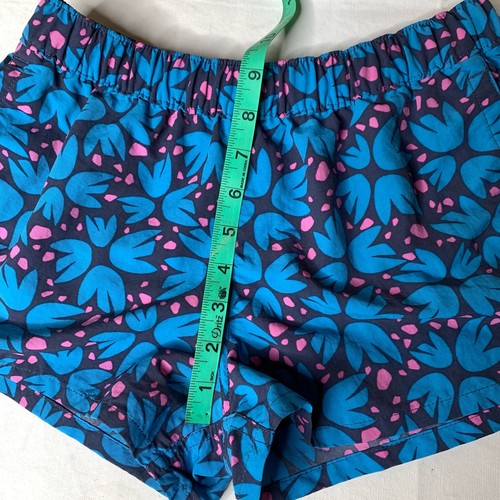 Patagonia Shorts Womens Size XS Barely Baggies 2.5" Blue Floral Pull On Elastic - Picture 7 of 10