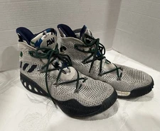 ADIDAS AW B42405 GEOFIT WHITE/BLUE/GREEN BASKETBALL SIZE 13 LN L👀k🔥🔥🔥🔥