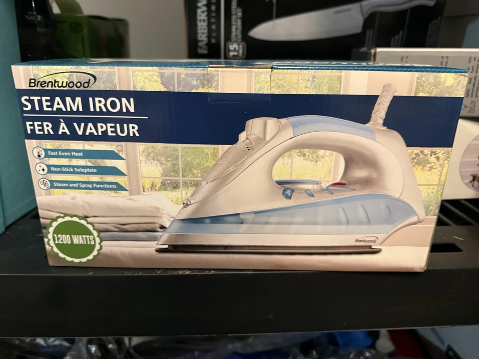 Plancha de vapor antiadherente BRENTWOOD® (plateada) Foto 3 de 4