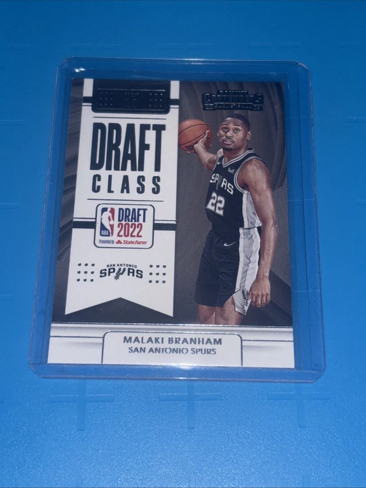 Malaki Branham 2022-23 Panini Contenders 2022 Draft Class Contenders #6 Spurs - Image 3 of 3