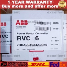 1PCS New ABB RVC-6 RVC6-1/5A Power Factor Controller In Box Brand