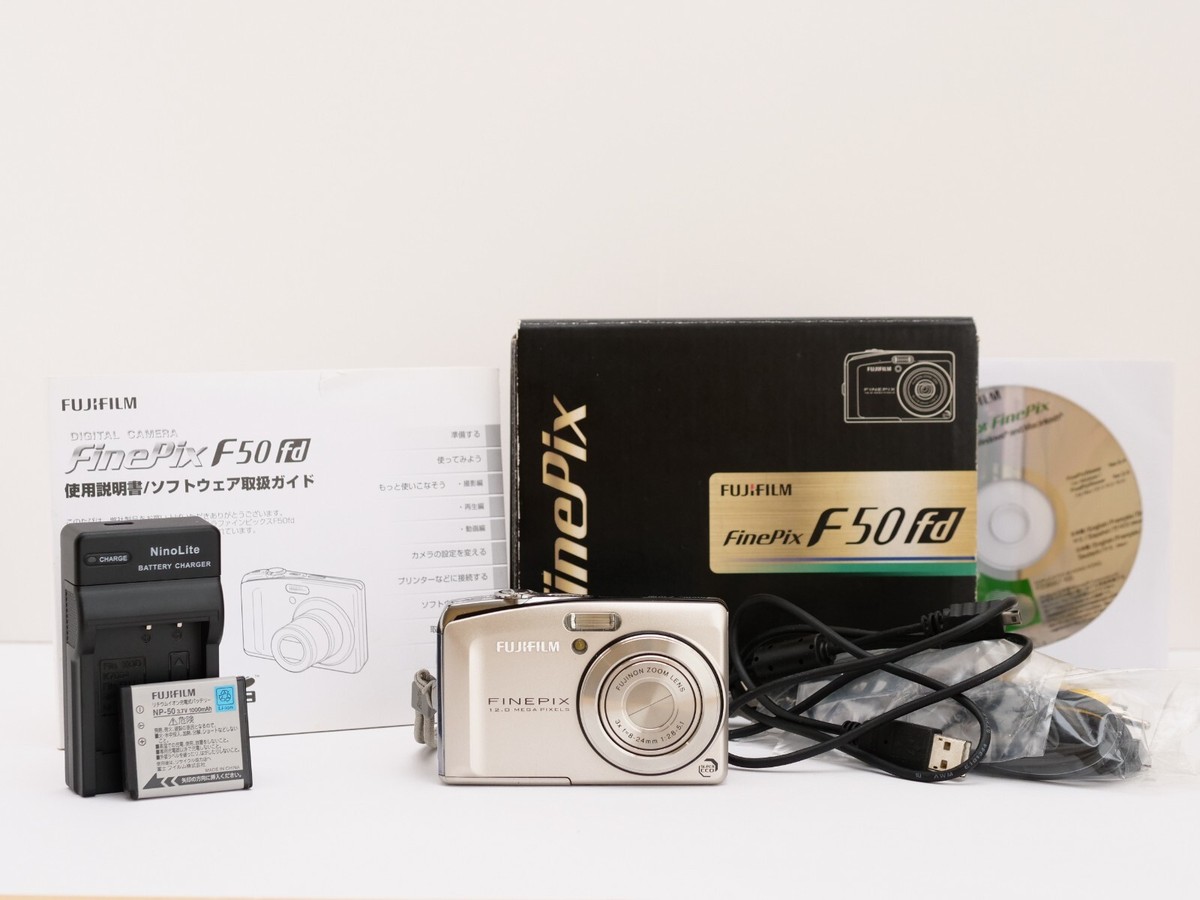 Fujifilm Finepix F50fd 12.0MP Digital Camera - Silver MINT