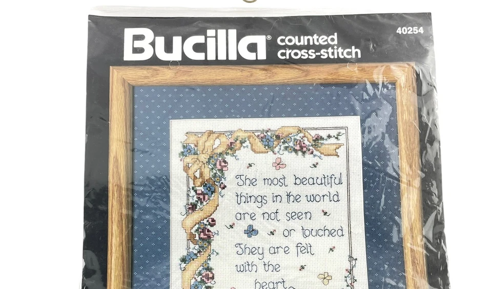 Kit de punto de cruz contado Bucilla cosas más bellas Disotell 40254 Foto 4 de 4