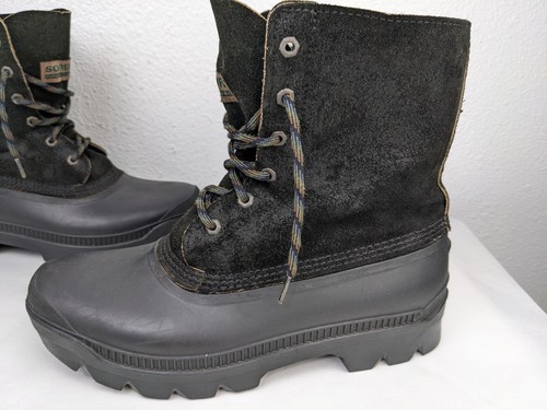 Vtg SOREL Kaufman Canada Duck Boots Mens Sz 12 Suede Leather Removable Liners - 第 11/17 張圖片
