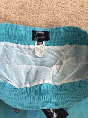 New w Tags Authentic VILEBREQUIN MOOREA Swim Trunks - BRIGHT AQUA XXXL Men - 3XL - Picture 7 of 7