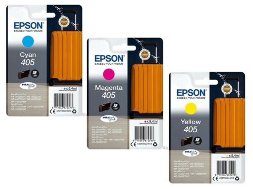 Epson 405, 405XL, Koffer Tintenpatronen, WorkForce WF-7835TWF, WF-7840TWF, KONVOLUT - Bild 6 von 13
