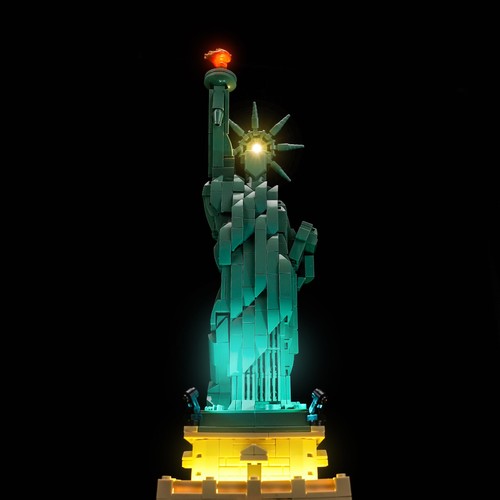 Kit de luces LED BrickBling para LEGO Architecture Estatua de la Libertad 21042 (Estándar) - Imagen 7 de 10