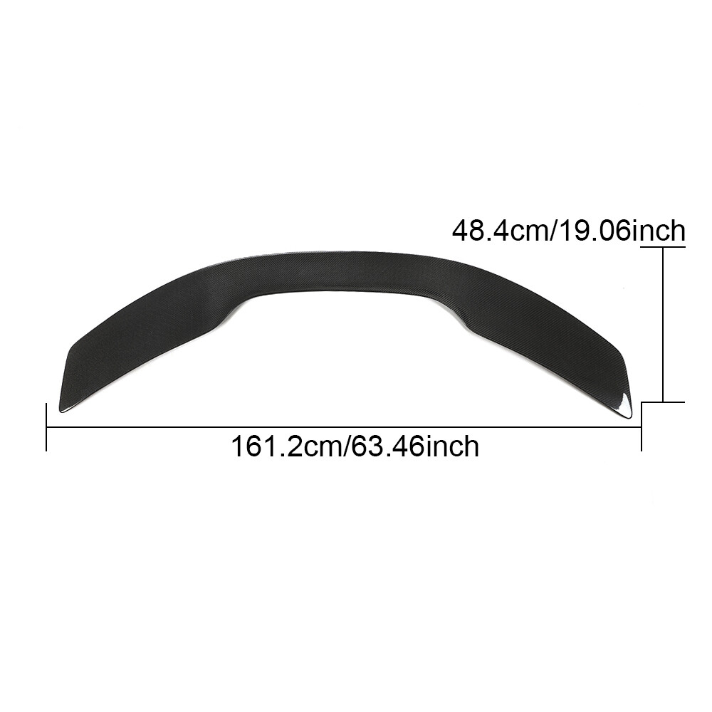 For McLaren 540C 570S 570GT 2015-2019 REAL CARBON FIBER Rear Trunk Spoiler Wing