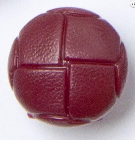 Football, Leather Look Shank Buttons 12 Colours 15mm, 18mm Baby Knits Clothes - Picture 12 of 13