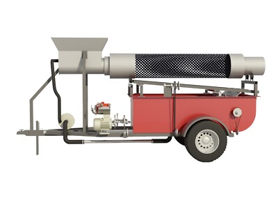 9' Gold Mining Trommel Plans - Trailer Mounted Prospecting Equipment