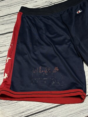 Vintage Champion USA Dream Team Shorts Mens XL Blue Olympic