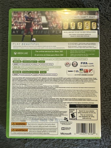 Xbox 360 Fifa Soccer 15 Game - Picture 2 of 4