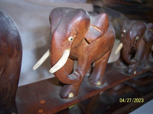 Large Wooden 5 Elephant Bridge - Picture 4 of 18