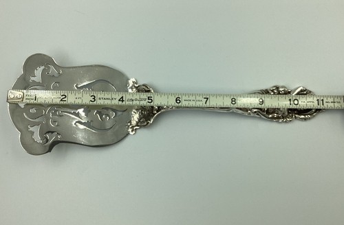 "Espárragos de servidor Love Disarmed Reed & Barton de plata esterlina GRANDES 11 3/8""" - Imagen 11 de 11
