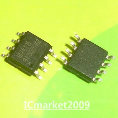 10 PCS HT24LC16 SOP-8 24LC16 16K I2C 2-Wire Serial EEPROM Chip Memory ICs