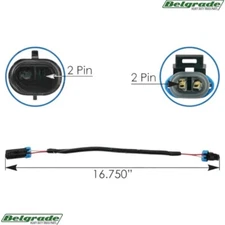 577.75183 Jumper Harness for Washer Pump Replaces 405183A - Kenworth & Peterbilt