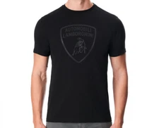 OFFICIAL Lamborghini Big Shield T-Shirt Black