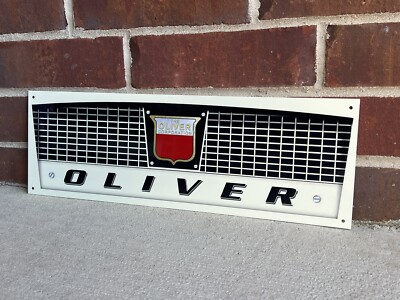 Oliver tractors 18x6  advertising garage sign Farming Farm Sign