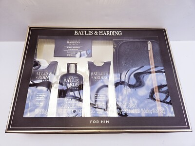 Baylis & Harding England Black Pepper & Ginseng Gift Set New sealed